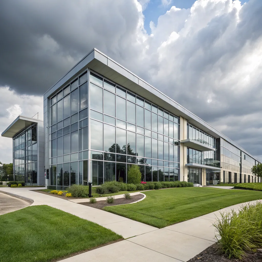 Modern office building